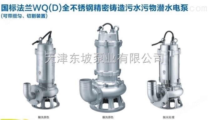 不锈钢排污泵-排污潜水泵现货