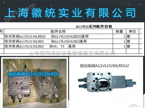 上海*供应A11VLO系列配件