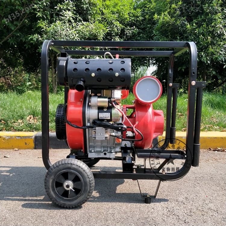 吸程8米HS40HP4寸高压柴油机自吸水泵