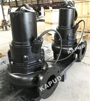 旋流泵型号 无堵塞排污泵 100WQ100-5-3 凯普德 kapud